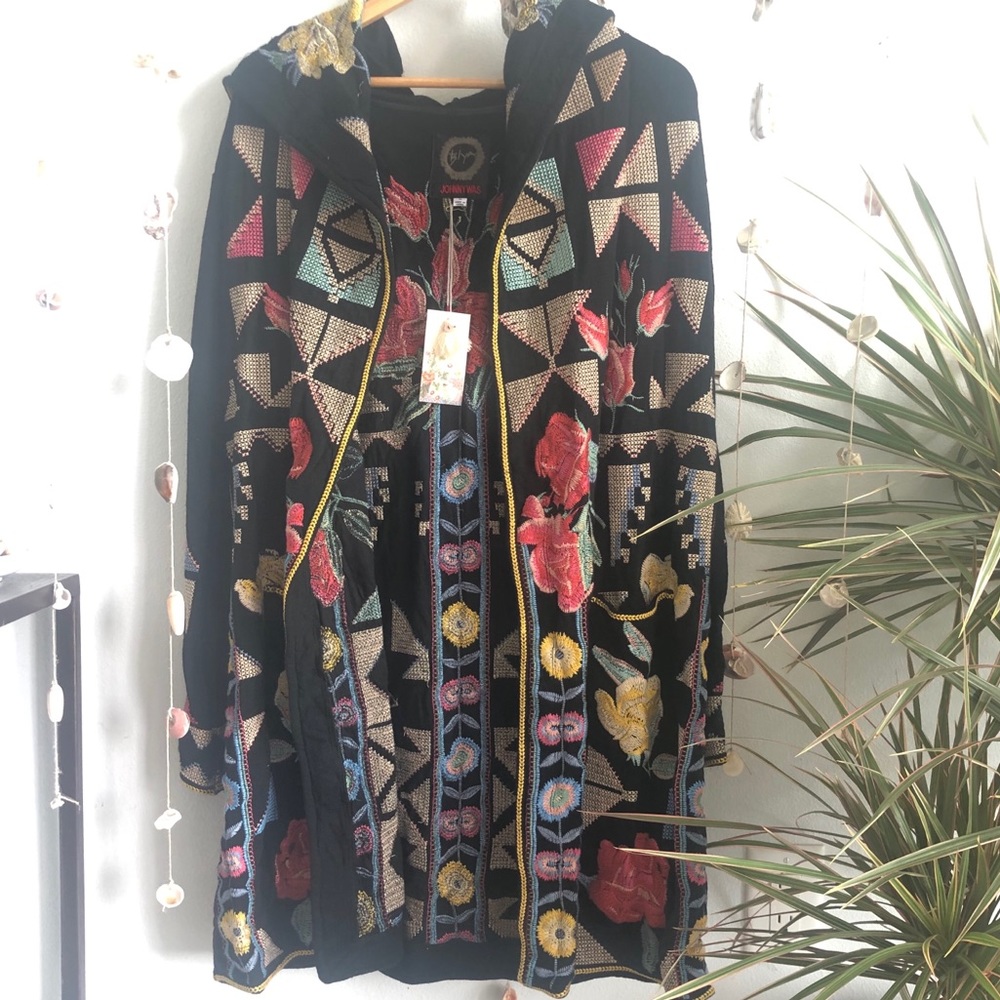 NWT Johnny Was Clera Hooded Duster
